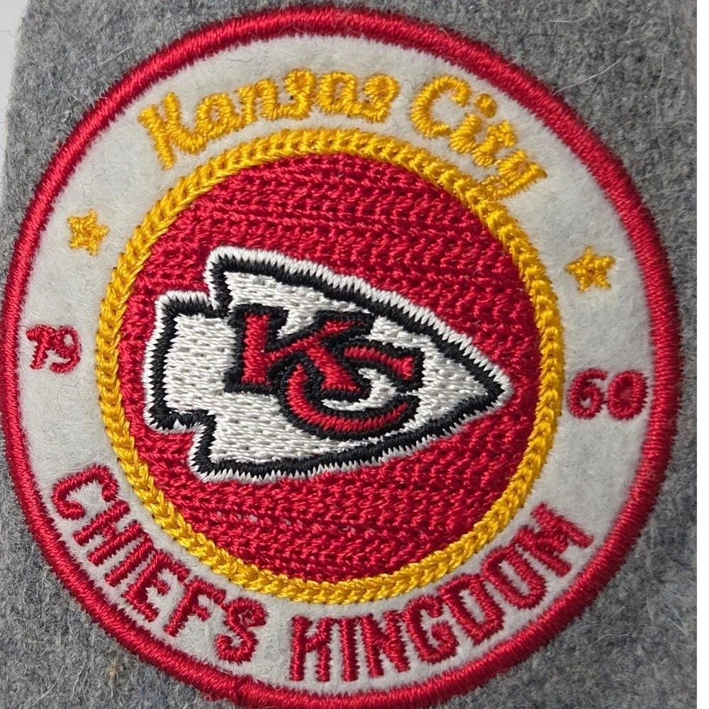 Stoney‎ Clover 47 Brand Kansas City Chiefs Hat Gray Red Wool Adjustable OSFA New